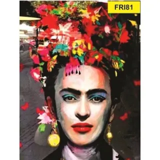81 a 100 Placa Decorativa Frida Kahlo - FRI92
