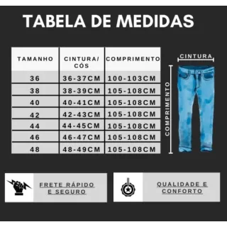 Calças Premium Masculina Kit 2 Skinny Jeans - CALÇA CLARA/AZUL ESCURA LISA