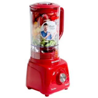 Liquidificador Vermelho Mondial 500W com Filtro L-99-FR 2,2L 127V - 127v