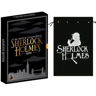 Sacola personalizada + Box Sherlock Holmes - 6 Livros - Único