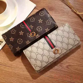 Bolsa Feminina em Couro PU com Zíper - Carteira Comprida