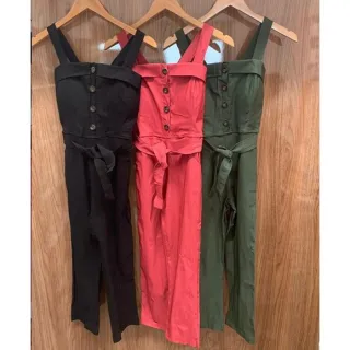 Detalhes de Botão no Macacão Alça P ao G - Pink