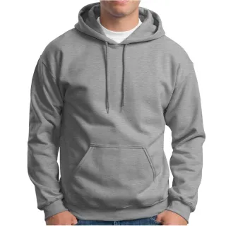 Blusa Canguru Masculina Básica Liso com Capuz e Bolsos - Azul Royal