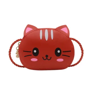 Mini Bolsas de Bebê Princesa Fashion Infantil - Vestido Gato Bonito #39 - Vermelho70