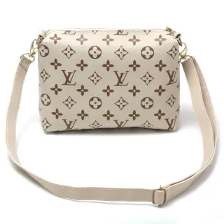 Lv Carteira Necessarie Pequena Transversal Kit Bolsa Feminina - Marfim