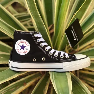 Converse All Star Botinha Cano Alto - Tênis Bota Masculino e Feminino - Preto com listra preta