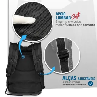 Grande Mochila Feminina Resistente Impermeável Reforçada - Único