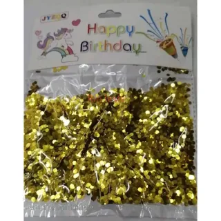 Confetes Metalizados 15g Para Decoração de Festas Bexiga Topo de Bolo Carnaval - Pink - P