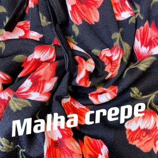 Moda feminina: Shorts estampado floral elástico com bolso aberto - Rosa