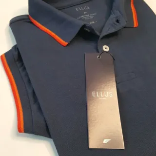 ELLUS Camisa Polo: Cores Variadas - Azul Marinho