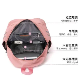 Reforçada Escolar Faculdade Mochila Grande Sports Colorida Masculina e Feminina - Cinza