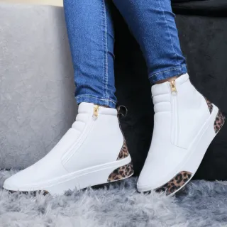 Leve Botinha Fitness Esportiva Feminina em Camurça para Academia 203-GG - Preto