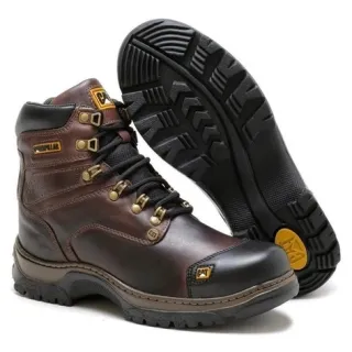 Promoção Cat - Bota Caterpillar Coturno Botina 100% Couro