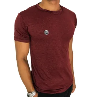 Moda Fitness Masculina: Kit com 4 Camisetas Dry Fit Manga Curta - Vermelho,Verde,Azul,Cinza