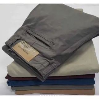 Bolso embutido sarja skine calça masculina