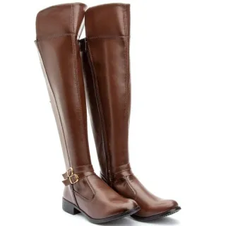 Promoção Outono Inverno: Bota Montaria Cano Alto Dona Beja! - Preto