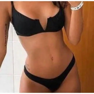 Mega promoção: Biquíni Suplex Decote Aro V com bojo - Preto