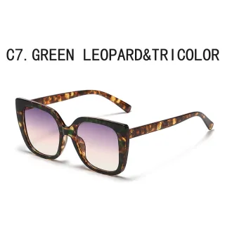 Óculos Femininos Anti-Luz Azul - Moda Quadrado, Molduras Coloridas - C13.Flor roxa