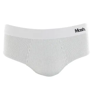 Mash Slip Cueca Microfibra Risca de Giz - CINZA MEDIO