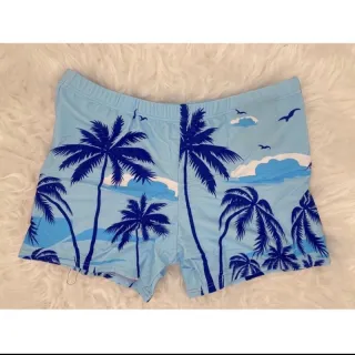 Moda Praia Masculina Sunga Coqueiro Adulto - Verde 1