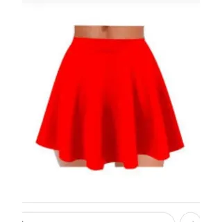 Saia Rodada Godê Feminina P M G - Preta