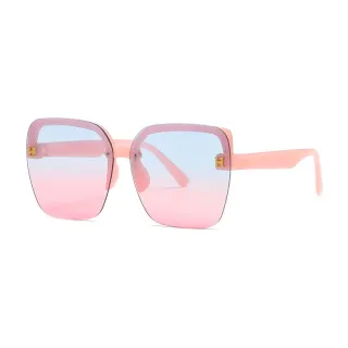 Óculos de Sol Designer Sem Moldura Moda Luxo Mulheres Homens - C7.PINK&PINK BLUE