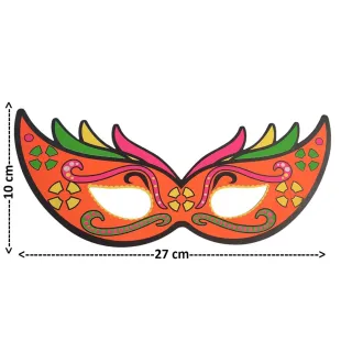 Pronta Entrega Decoração Carnaval Máscara Tragédia Comédia - Único
