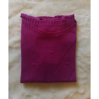 Moda Verão: Blusinha de Tricô Manga Curta Princesa - Raryel - Laranja neon