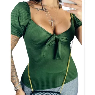 Moda Evangelica - Blusa Feminina Manga Curta para Amamentação - Cinza