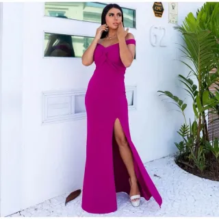 Formatura casamento madrinha vestido longo festa - Verde Tiffany