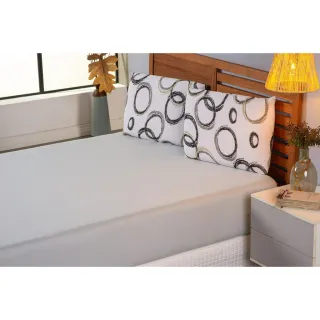 Promoção Lançamento: Jogo de Lençol Estampado em Malha 100% Algodão - Alta Qualidade - Rosa/Coração