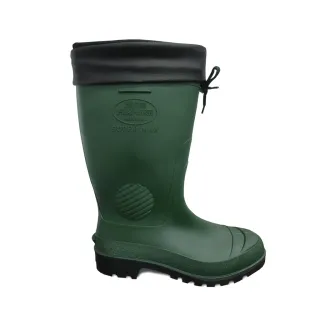 Cano Longo Bota De Pvc Calfor Pampeana Supermax com Amarras - Verde-escuro