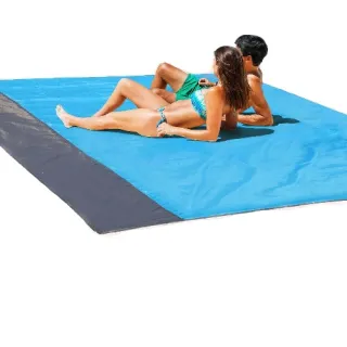 Tapete Dobrável Portátil, 2,15x2,10cm, Impermeável - Ideal para Piqueniques e Atividades ao Ar Livre - Rosa