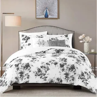 Edredom Casal Queen Estampado Super Macio - Kit 2,40m X 2,00m - Floral