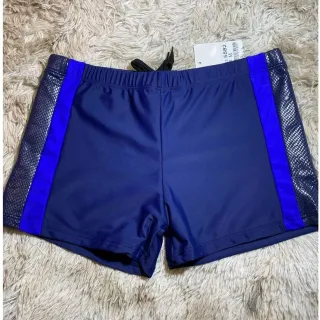 Short de praia masculino/Sunga masculina - PRETO COM LISTRA BRANCA