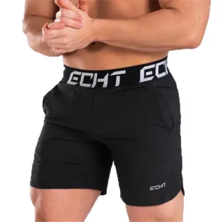 Calção de Musculação Masculino Secagem Rápida Respirável - Azul Marinho