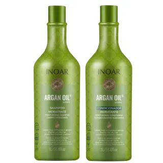 Kit Inoar Litrão - Shampoo + Condicionador Resistance Blends Cicatrifios Argan - Cicatrifios