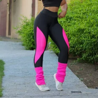 Legging Feminina Fitness Arrastão Suplex Roupa Academia - Azul