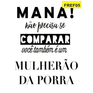 Placa Frases Feminista Decorativa - 20 opções - FREF08