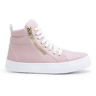 Tênis Rosa Cano Longo Botinha de Crossfit Feminino Sneaker - 38