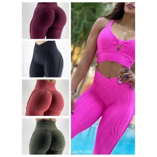 Legging empina bumbum preta - academia fitness - Caramelo
