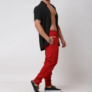 Vermelho Calça P. Roma Santo Luxo Man Masculina - 44 - GG