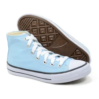 Unissex Tênis All Star Azul Bebê Cano Alto Masculino e Feminino - Azul Bebê