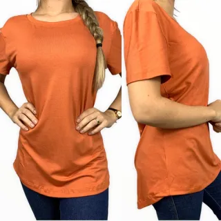 Moda fitness feminina: Blusas Compridas long line e Sobre Legging - Rosa Chiclete