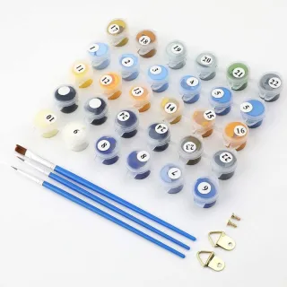 Pintura A Cores Por Números - Drofe (40X50 Cm) - 1464