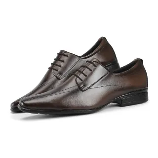 Touroboots - Kit Sapato Social Masculino com Relógio, Cinto e Carteira - Preto