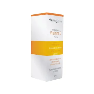 Max Love Sérum Facial Vitamina C - Pele iluminada e revitalizada - Único
