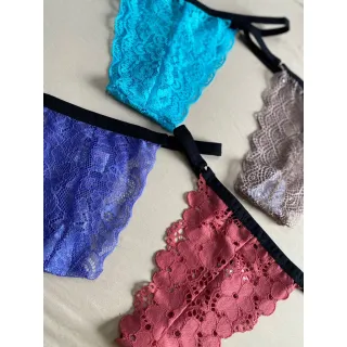Ravena Lingerie Atacado - Calcinha de Renda Com Viés Cintura - P