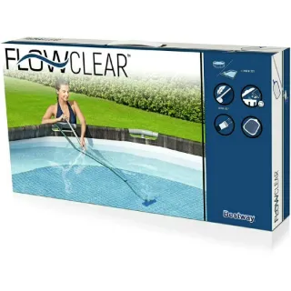 Kit de manutenção e limpeza de piscinas BESTWAY Flow Clear - Único