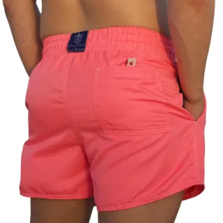 Verão Masculino Tactel Grosso Liso Shortinho Curto para Academia e Praia - Verde água